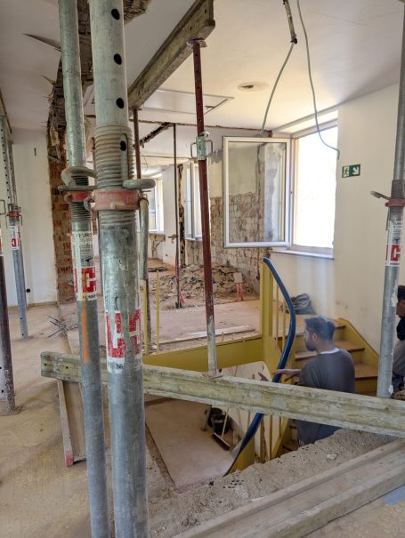 Umbau eines Innenraums